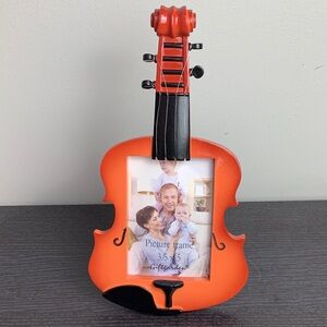 Violin Picture Photo Frame 3.5 x 5 New With Box